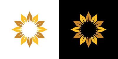 solros symbol ikon logotyp illustration vektor