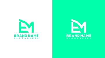 em Brief Logo Design, em Symbol Marke Identität Design Monogramm Logo mich vektor