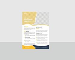 moderne Business-Flyer-Design-Vorlage vektor