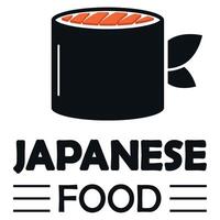 japanisch Essen lokal Essen Logo Vektor Illustration