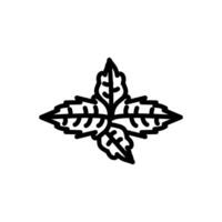 lila Basilikum Symbol im Vektor. Logo vektor