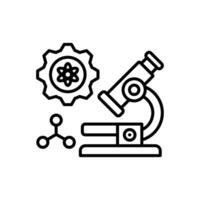 nanoskalig Herstellung Symbol im Vektor. Logo vektor