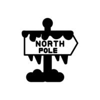 Norden Pole Diät Symbol im Vektor. Logo vektor