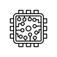Mikro Drähte Symbol im Vektor. Logo vektor