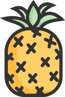 Ananas-Illustrationsdesign vektor