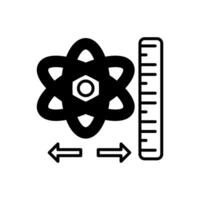 nanoskalig Symbol im Vektor. Logo vektor