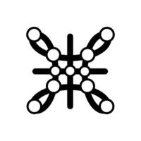 nano fiber ikon i vektor. logotyp vektor