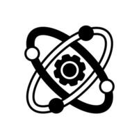 Ingenieurwesen Physik Symbol im Vektor. Logo vektor