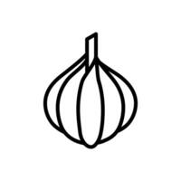 Knoblauch Symbol im Vektor. Logo vektor