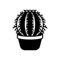Fass Kaktus Symbol im Vektor. Logo vektor
