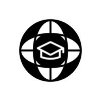 global Bildung Symbol im Vektor. Logo vektor