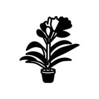 Clivia Miniatur Symbol im Vektor. Logo vektor