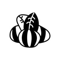Kastanien Diät Symbol im Vektor. Logo vektor