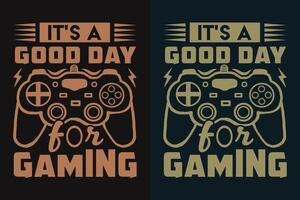 dess en Bra dag för spel, gamer pojke skjorta, rolig gamer tee, gamer gåvor, gåvor för pojke, gaming gåvor för pappa vektor