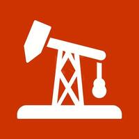 Pumpjack-Vektorsymbol vektor