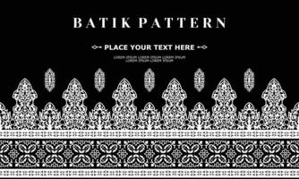 Vektor Luxus und elegant traditionell Batik Ornament Muster