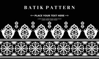 Vektor Luxus und elegant traditionell Batik Ornament Muster