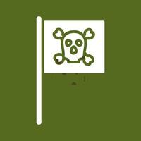 Pirat Flagge ich Vektor Symbol
