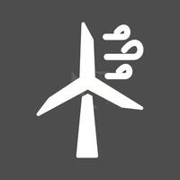 Symbol für Windmühlenvektor vektor