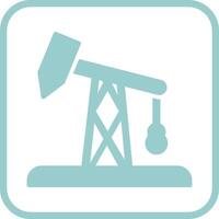 Pumpjack-Vektorsymbol vektor