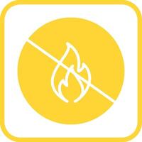 fara av flamma vektor ikon
