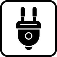 Plug-Vektor-Symbol vektor