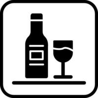 Alkohol-Vektor-Symbol vektor