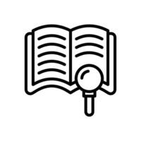 Forschung Papier Symbol im Vektor. Logo vektor