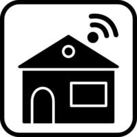 Smart-Home-Vektorsymbol vektor