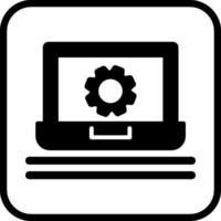 Laptop Rahmen Vektor Symbol