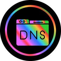 Domain DNS Verwaltung Vektor Symbol