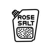 bolivianisch Rose Salz- Symbol im Vektor. Logo vektor