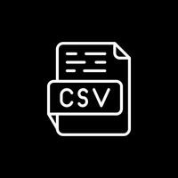 csv-Vektorsymbol vektor