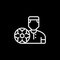 Fußball Trainer Vektor Symbol