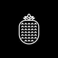 Ananas-Vektor-Symbol vektor