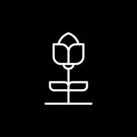 Symbol für Tulpenvektor vektor