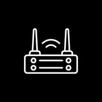 Router-Vektor-Symbol vektor