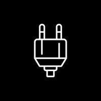 Plug-Vektor-Symbol vektor