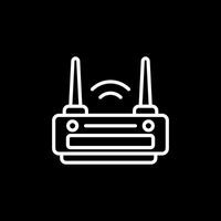 Router-Vektor-Symbol vektor