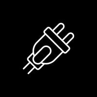 Plug-Vektor-Symbol vektor