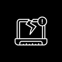 Laptop-Vektor-Symbol vektor