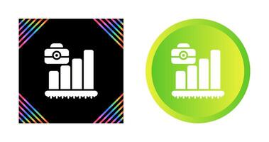 Aktentasche mit Diagramm Vektor Symbol