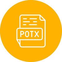 potx vektor ikon