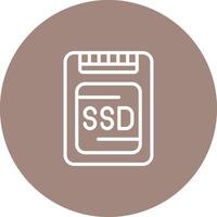 SSD-Vektorsymbol vektor