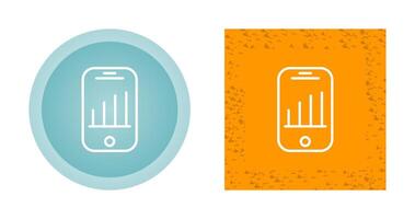 Vektorsymbol für mobile Analysen vektor