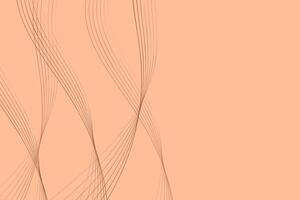 ein Rosa Hintergrund mit mehrere wellig Linien Laufen über Es. das Linien erstellen ein dynamisch und fließend Muster, Hinzufügen Bewegung zu das insgesamt Design vektor