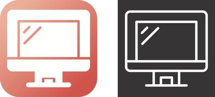 Computermonitor-Vektorsymbol vektor