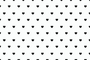 einfach und süß romantisch Herz Muster zum Valentinsgrüße Karten vektor