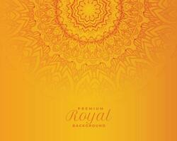 dekorativ mandala mönster blommig bakgrund för bröllop kort design vektor