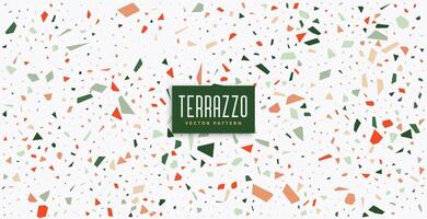 modern und elegant Terrazzo Muster Hintergrund Textil- drucken Design vektor